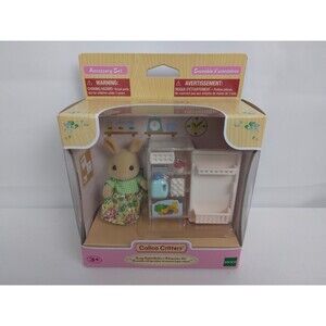 Calico Critters Sunny Rabbit Mother’s Refrigerator Set Kitchen Accessory Epoch